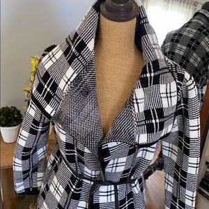 Sweater wrap with belt